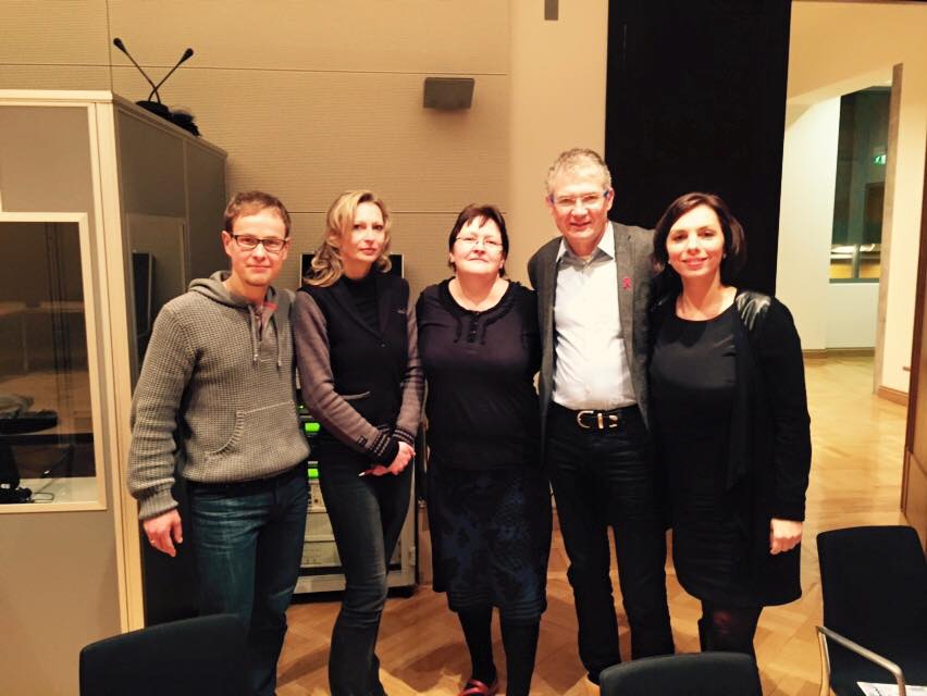 v.l.n.r.: Alexander Reetz, Melanie Tippel, Dana Engelbrecht, Harald Petold, Susanna Karawanskij