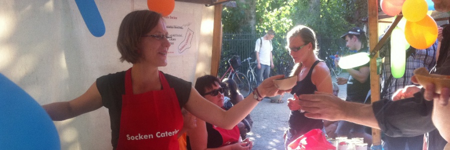 Socken Catering in der Hauptrolle – Teil 2