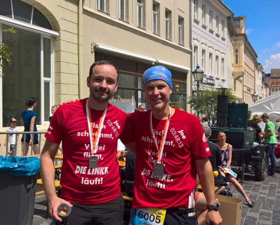 Socken beim Lieblingsmarathon