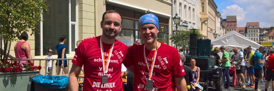 Socken beim Lieblingsmarathon